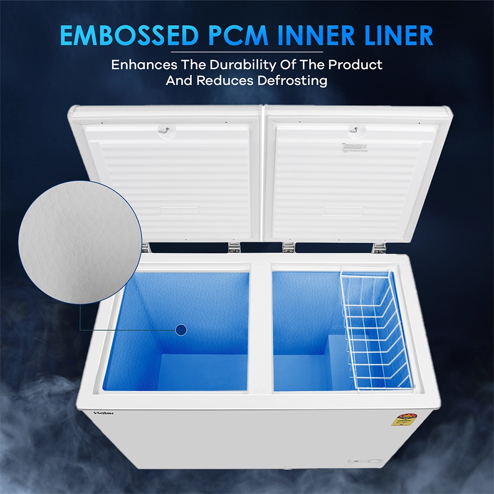 Haier 550 L Combo Chest Freezer with Two Separate Compartments